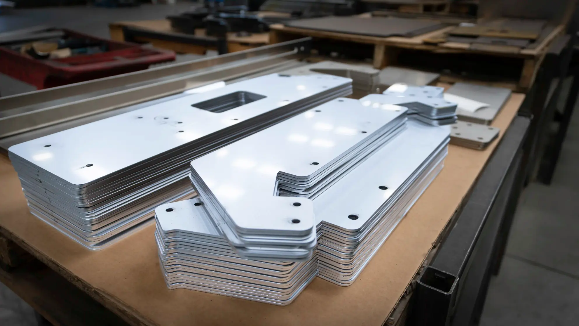 Plate Laser Cutting at CalWest Manufacturing in Fontana, California