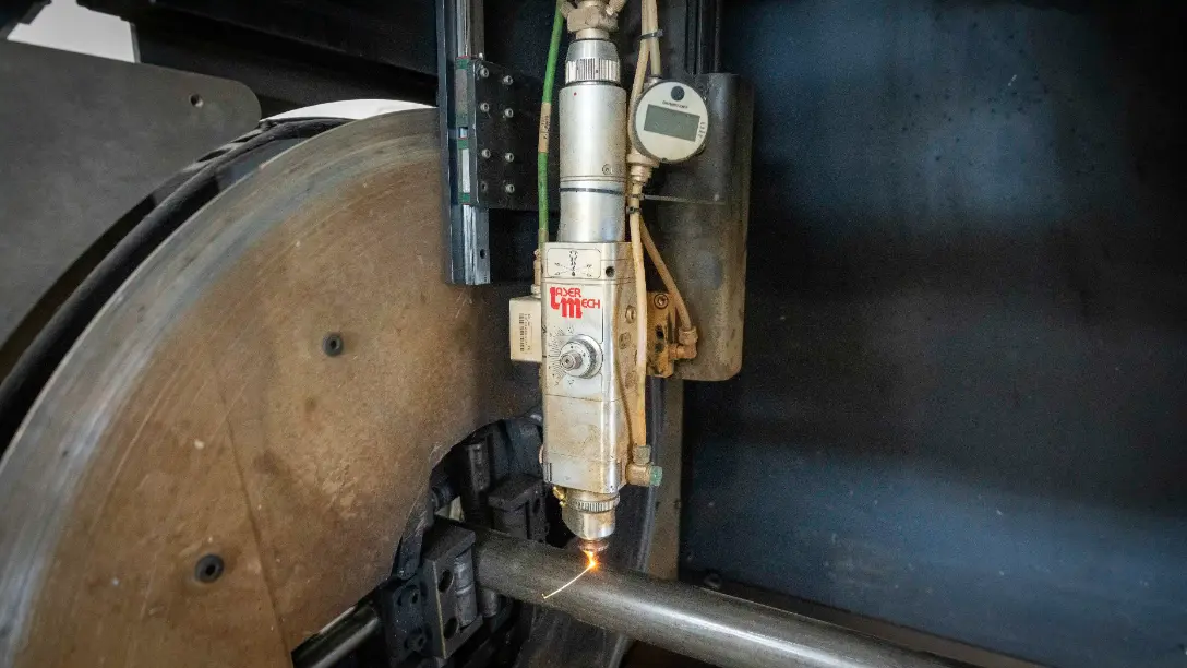 Tube Laser Cutting at CalWest Manufacturing in Fontana, California